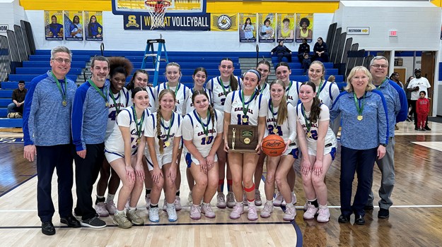 Girls' Basketball Wins District Championship