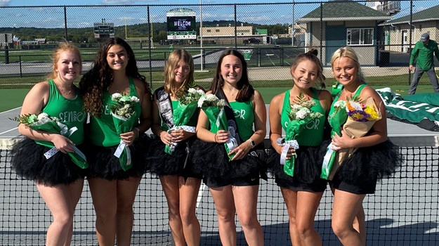 JV Girls Tennis Team Celebrates Seniors